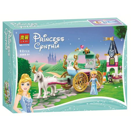 NOT  CINDERELLA'S CARRIAGE RIDE 41159 LARI 11174 LEPIN 25020 xếp lắp ráp ghép mô hình CINDERELLA'S CARRIAGE RIDE CHUYẾN XE NGỰA CỦA LỌ LEM DISNEY TRONG MƠ Disney Princess Công Chúa 91 khối