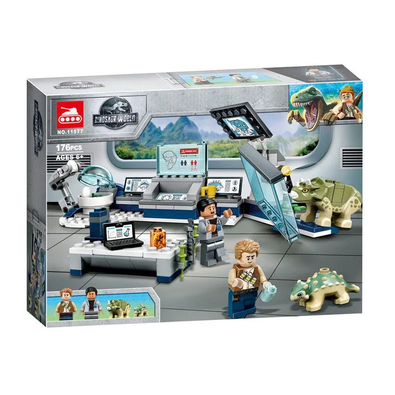 NOT  DR. WU'S LABORATORY BABY DINOSAURS BREAKOUT 75939 TANK 11577 xếp lắp ráp ghép mô hình PHÒNG THÍ NGHIỆM CỦA TIẾN SĨ WU CUỘC CHẠY TRỐN KHỦNG LONG CON SỰ ĐỘT PHÁ Jurassic World Thế Giới Khủng Long 164 khối