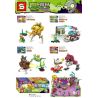 SY 1211A 1211B 1211C 1211D non  PLANTS VS. ZOMBIES CORSAIR RUGBY MECHA 4 MẪU PHƯƠNG TIỆN DÀNH RIÊNG CHO MẠC GAME BẮN SÚNG XOAY XE NĂNG LƯỢNG MẶT TRỜI TÀU CƯỚP BIỂN BÓNG BẦU DỤC bộ đồ chơi xếp lắp ráp ghép mô hình Plants Vs Zombies PLANTS VS ZOMBILES Hoa Quả Nổi Giận 732 khối