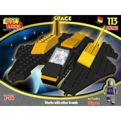 BEST-LOCK LG14521 14521 non  KHÔNG GIAN bộ đồ chơi xếp lắp ráp ghép mô hình Space Thám Hiểm Không Gian 113 khối