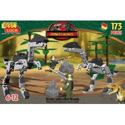 BEST-LOCK CL15511 15511 non  KHỦNG LONG bộ đồ chơi xếp lắp ráp ghép mô hình Dino DINOSAURS 173 khối