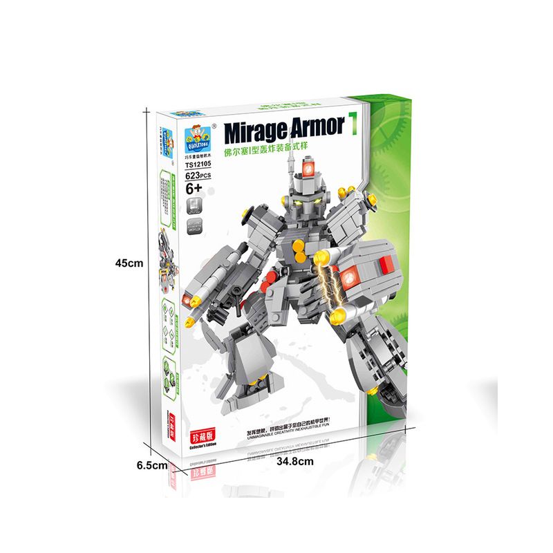 QIAO LE TONG TS12105 12105 non  THÔNG SỐ KỸ THUẬT CỦA THIẾT BỊ NÉM BOM FORSEY TYPE bộ đồ chơi xếp lắp ráp ghép mô hình Military Army MIRAGE ARMOR 1 Quân Sự Bộ Đội 623 khối