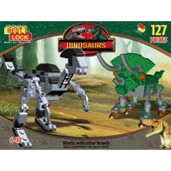 BEST-LOCK CL15112 15112 non  KHỦNG LONG bộ đồ chơi xếp lắp ráp ghép mô hình Dino DINOSAURS 127 khối