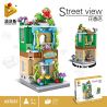PanlosBrick 657037 Panlos Brick 657037 non  CỬA HÀNG HOA bộ đồ chơi xếp lắp ráp ghép mô hình Mini Modular STREEVIEW Đường Phố Thu Nhỏ 281 khối