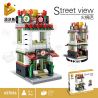 PanlosBrick 657036 Panlos Brick 657036 non  NHÀ HÀNG LẨU bộ đồ chơi xếp lắp ráp ghép mô hình Mini Modular STREEVIEW HOTPOT Đường Phố Thu Nhỏ 280 khối