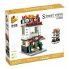 PanlosBrick 657036 Panlos Brick 657036 non  NHÀ HÀNG LẨU bộ đồ chơi xếp lắp ráp ghép mô hình Mini Modular STREEVIEW HOTPOT Đường Phố Thu Nhỏ 280 khối