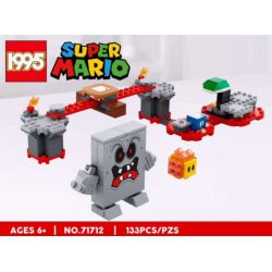 NOT  WHOMP’S LAVA TROUBLE EXPANSION SET 71364 1995 71712 60017 xếp lắp ráp ghép mô hình WHOMP'S LAVA TROUBLE RẮC RỐI DUNG NHAM CỦA Super Mario Thợ Sửa Ống Nước 133 khối