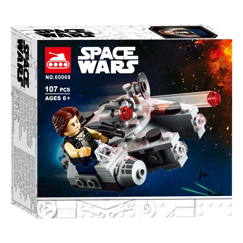 NOT  MILLENNIUM FALCON MICROFIGHTER 75295 TANK 60068 xếp lắp ráp ghép mô hình MILLENNIUM FALCON THU NHỎ MÁY BAY CHIẾN ĐẤU SIÊU Star Wars Chiến Tranh Giữa Các Vì Sao 101 khối