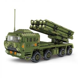 PanlosBrick 639002 Panlos Brick 639002 non  BỆ PHÓNG TÊN LỬA CỠ LỚN KIỂU HỘP MỚI DEFENDER-2 bộ đồ chơi xếp lắp ráp ghép mô hình Military Army Quân Sự Bộ Đội 1184 khối