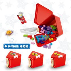 PanlosBrick 699007 699007C Panlos Brick 699007 699007C non  BÀN HỌC ĐA NĂNG bộ đồ chơi xếp lắp ráp ghép mô hình Miscellaneous BABY COLLECTION BOX Lung Tung 100 khối