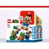 NOT  STARTER KIT BUNDLE WITH GIFT 71360 1995 71710 TANK 60020 xếp lắp ráp ghép mô hình MONTY MOLE & SUPER MUSHROOM ADVENTURES WITH MARIO CUỘC PHIÊU LƯU CÙNG Super Mario Thợ Sửa Ống Nước 394 khối