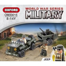 OXFORD OM33015 33015 non  XE BẢO TRÌ VIỄN THÔNG bộ đồ chơi xếp lắp ráp ghép mô hình City JEEP Thành Phố