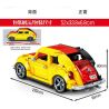 SY 8302 non  CUỒNG TÍCH LŨY VŨ KHÍ XE KÉO VOLKSWAGEN BEETLE bộ đồ chơi xếp lắp ráp ghép mô hình  TECHNIQUE Kỹ Thuật Công Nghệ Cao Mô Hình Phương Tiện 675 khối