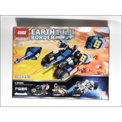 GUDI 8214 non  XE PHÁO 4 BÁNH bộ đồ chơi xếp lắp ráp ghép mô hình Earth Border Biến Giới Trái Đất 223 khối