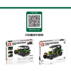 SY 8201 non  MÁY NỔ FORD MODEL T VÀ XE KÉO LÙI bộ đồ chơi xếp lắp ráp ghép mô hình  TECHNIQUE FORD MODEL Kỹ Thuật Công Nghệ Cao Mô Hình Phương Tiện 562 khối