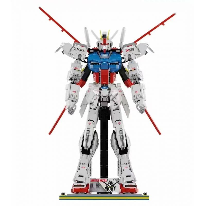 JSTOYS JS10001 10001 non  NGƯỜI ĐỨNG ĐẦU CHIẾN BINH MECHA bộ đồ chơi xếp lắp ráp ghép mô hình Creator METALBUILD Sáng Tạo 8588 khối