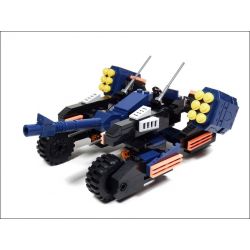 GUDI 8214 non  XE PHÁO 4 BÁNH bộ đồ chơi xếp lắp ráp ghép mô hình Earth Border Biến Giới Trái Đất 223 khối