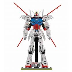 JSTOYS JS10001 10001 non  NGƯỜI ĐỨNG ĐẦU CHIẾN BINH MECHA bộ đồ chơi xếp lắp ráp ghép mô hình Creator METALBUILD Sáng Tạo 8588 khối