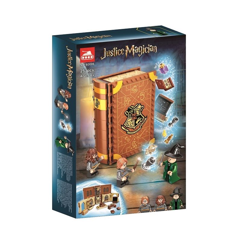 NOT  HOGWARTS MOMENT TRANSFIGURATION CLASS 76382 87080 SX 6081 TANK 60006 xếp lắp ráp ghép mô hình HARRY POTTER KHOẢNH KHẮC HOGWARTS BÀI HỌC BIẾN HÌNH LỚP Chú Bé Phù Thủy 241 khối