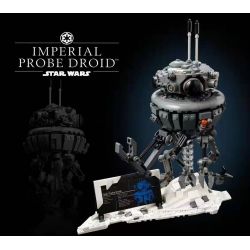 NOT  IMPERIAL PROBE DROID 75306 99918 xếp lắp ráp ghép mô hình DROID TRINH SÁT HOÀNG GIA THĂM DÒ Star Wars Chiến Tranh Giữa Các Vì Sao 538 khối