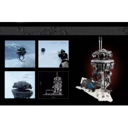 NOT  IMPERIAL PROBE DROID 75306 99918 xếp lắp ráp ghép mô hình DROID TRINH SÁT HOÀNG GIA THĂM DÒ Star Wars Chiến Tranh Giữa Các Vì Sao 538 khối