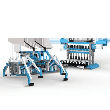 XIAOMI MITU MI ONEBOT AIQIEDU#01 non  BỘ ROBOT GIÁO DỤC MÀU XANH ONEBOT bộ đồ chơi xếp lắp ráp ghép mô hình  Kỹ Thuật Công Nghệ Cao Mô Hình Phương Tiện 980 khối