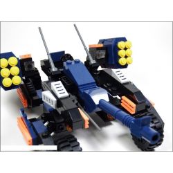 GUDI 8214 non  XE PHÁO 4 BÁNH bộ đồ chơi xếp lắp ráp ghép mô hình Earth Border Biến Giới Trái Đất 223 khối