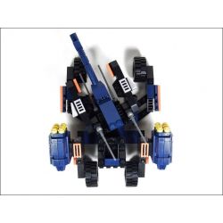 GUDI 8214 non  XE PHÁO 4 BÁNH bộ đồ chơi xếp lắp ráp ghép mô hình Earth Border Biến Giới Trái Đất 223 khối