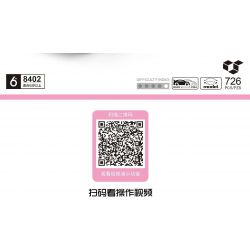 SY 8402 non  TÍCH LŨY VŨ KHÍ VÀ TRANG BỊ CADILLAC MÀU HỒNG RETRO MUI TRẦN bộ đồ chơi xếp lắp ráp ghép mô hình  TECHNIQUE Kỹ Thuật Công Nghệ Cao Mô Hình Phương Tiện 726 khối