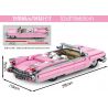 SY 8402 non  TÍCH LŨY VŨ KHÍ VÀ TRANG BỊ CADILLAC MÀU HỒNG RETRO MUI TRẦN bộ đồ chơi xếp lắp ráp ghép mô hình  TECHNIQUE Kỹ Thuật Công Nghệ Cao Mô Hình Phương Tiện 726 khối