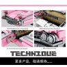 SY 8402 non  TÍCH LŨY VŨ KHÍ VÀ TRANG BỊ CADILLAC MÀU HỒNG RETRO MUI TRẦN bộ đồ chơi xếp lắp ráp ghép mô hình  TECHNIQUE Kỹ Thuật Công Nghệ Cao Mô Hình Phương Tiện 726 khối