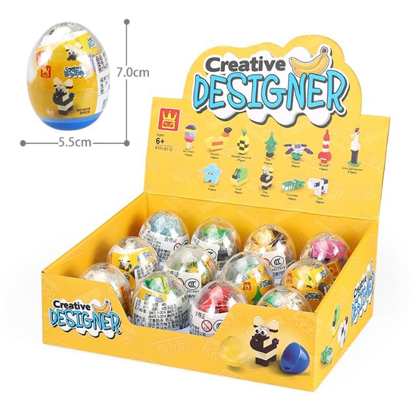 WANGE 6101 6102 6103 6104 6105 6106 6107 6108 6109 6110 6111 6112 non  GACHA NHỎ ĐA DẠNG SÁNG TẠO (12 TRONG 1) bộ đồ chơi xếp lắp ráp ghép mô hình Creator CREATIVE DESIGNER 12IN1