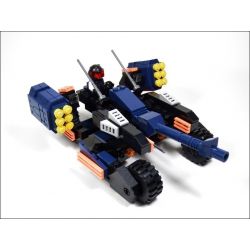 GUDI 8214 non  XE PHÁO 4 BÁNH bộ đồ chơi xếp lắp ráp ghép mô hình Earth Border Biến Giới Trái Đất 223 khối