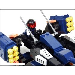 GUDI 8214 non  XE PHÁO 4 BÁNH bộ đồ chơi xếp lắp ráp ghép mô hình Earth Border Biến Giới Trái Đất 223 khối