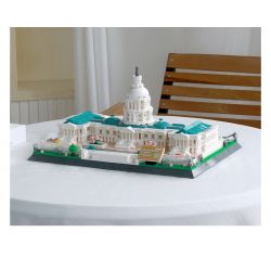 WANGE 5235 non  CẢNH SÁT PHÒNG KHÔNG 2000 AWACS bộ đồ chơi xếp lắp ráp ghép mô hình Military Army UNITED STATES CAPITOL Quân Sự Bộ Đội 1074 khối