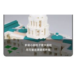 WANGE 5235 non  CẢNH SÁT PHÒNG KHÔNG 2000 AWACS bộ đồ chơi xếp lắp ráp ghép mô hình Military Army UNITED STATES CAPITOL Quân Sự Bộ Đội 1074 khối