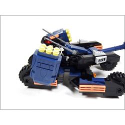 GUDI 8214 non  XE PHÁO 4 BÁNH bộ đồ chơi xếp lắp ráp ghép mô hình Earth Border Biến Giới Trái Đất 223 khối