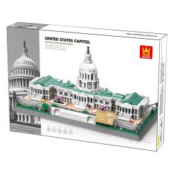 WANGE 5235 non  CẢNH SÁT PHÒNG KHÔNG 2000 AWACS bộ đồ chơi xếp lắp ráp ghép mô hình Military Army UNITED STATES CAPITOL Quân Sự Bộ Đội 1074 khối