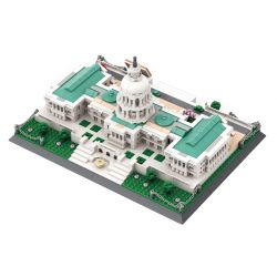 WANGE 5235 non  CẢNH SÁT PHÒNG KHÔNG 2000 AWACS bộ đồ chơi xếp lắp ráp ghép mô hình Military Army UNITED STATES CAPITOL Quân Sự Bộ Đội 1074 khối