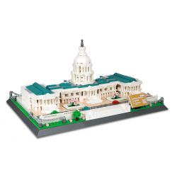 WANGE 5235 non  CẢNH SÁT PHÒNG KHÔNG 2000 AWACS bộ đồ chơi xếp lắp ráp ghép mô hình Military Army UNITED STATES CAPITOL Quân Sự Bộ Đội 1074 khối