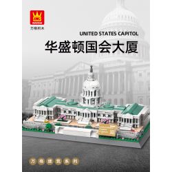 WANGE 5235 non  CẢNH SÁT PHÒNG KHÔNG 2000 AWACS bộ đồ chơi xếp lắp ráp ghép mô hình Military Army UNITED STATES CAPITOL Quân Sự Bộ Đội 1074 khối