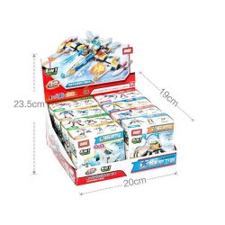 GUDI 8604-8 Xếp hình kiểu  CREATOR 3 IN 1 Space Fighter 8 In 1 Phi Thuyền Từ 8 Robot Biến Hình 409 khối