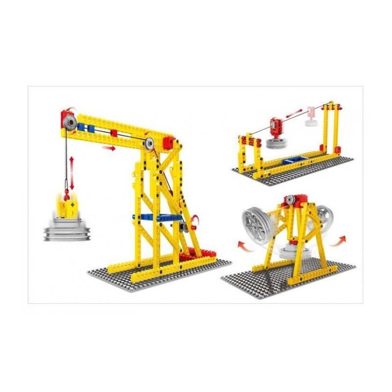 WANGE 3901 non  CẦN CẨU NÂNG CAO MÁY XÂY DỰNG bộ đồ chơi xếp lắp ráp ghép mô hình  MECHANICAL ENGINEERING -CRANE Kỹ Thuật Công Nghệ Cao Mô Hình Phương Tiện 165 khối