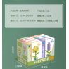ZUANMA 103B non  HOA TRỒNG TRONG CHẬU 8 KIỂU QUÀ TẶNG BẠN MÙA XUÂN bộ đồ chơi xếp lắp ráp ghép mô hình Flowers