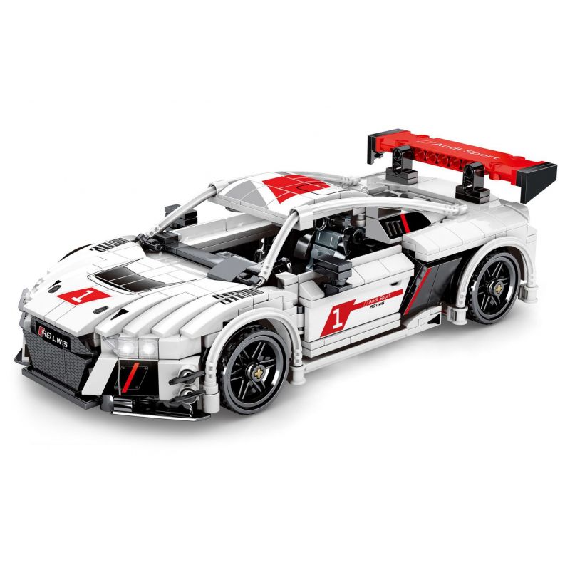 SY 8301 non  TÍCH LŨY VÀ ĐIÊN CUỒNG XE THỂ THAO AUDI A8 bộ đồ chơi xếp lắp ráp ghép mô hình  TECHNIQUE AUDI A8 Kỹ Thuật Công Nghệ Cao Mô Hình Phương Tiện 678 khối