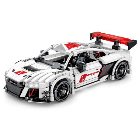 SY 8301 non  TÍCH LŨY VÀ ĐIÊN CUỒNG XE THỂ THAO AUDI A8 bộ đồ chơi xếp lắp ráp ghép mô hình  TECHNIQUE AUDI A8 Kỹ Thuật Công Nghệ Cao Mô Hình Phương Tiện 678 khối