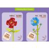 ZUANMA 087D non  BÓ 8 CỐC 1 bộ đồ chơi xếp lắp ráp ghép mô hình Flowers Hoa 707 khối