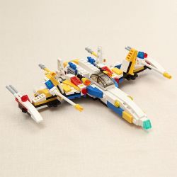 GUDI 8604-8 Xếp hình kiểu  CREATOR 3 IN 1 Space Fighter 8 In 1 Phi Thuyền Từ 8 Robot Biến Hình 409 khối