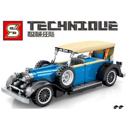 SY 8400 non  TÍCH LŨY VÀ ĐIÊN CUỒNG LINCOLN KB SEDAN bộ đồ chơi xếp lắp ráp ghép mô hình  TECHNIQUE LINCOLN MODEL KB Kỹ Thuật Công Nghệ Cao Mô Hình Phương Tiện 785 khối