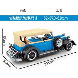 SY 8400 non  TÍCH LŨY VÀ ĐIÊN CUỒNG LINCOLN KB SEDAN bộ đồ chơi xếp lắp ráp ghép mô hình  TECHNIQUE LINCOLN MODEL KB Kỹ Thuật Công Nghệ Cao Mô Hình Phương Tiện 785 khối